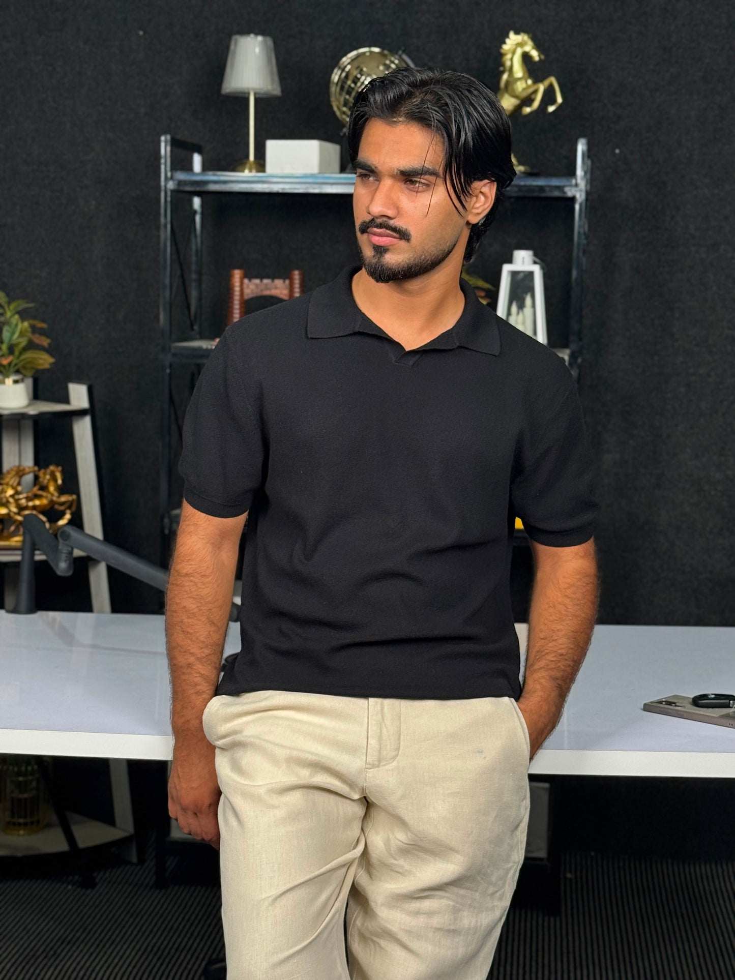 THE SEINA SHORT SLEEVE POLO