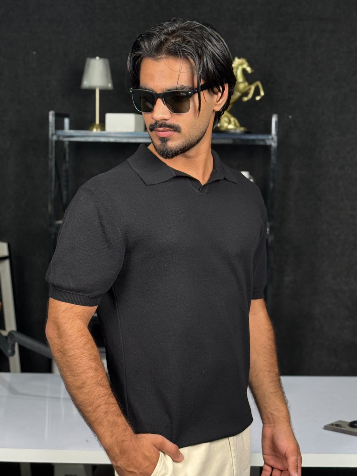 THE SEINA SHORT SLEEVE POLO