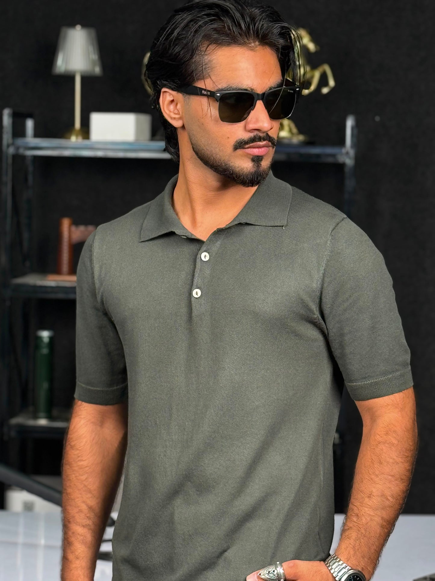 THE SEINA SHORT SLEEVE POLO